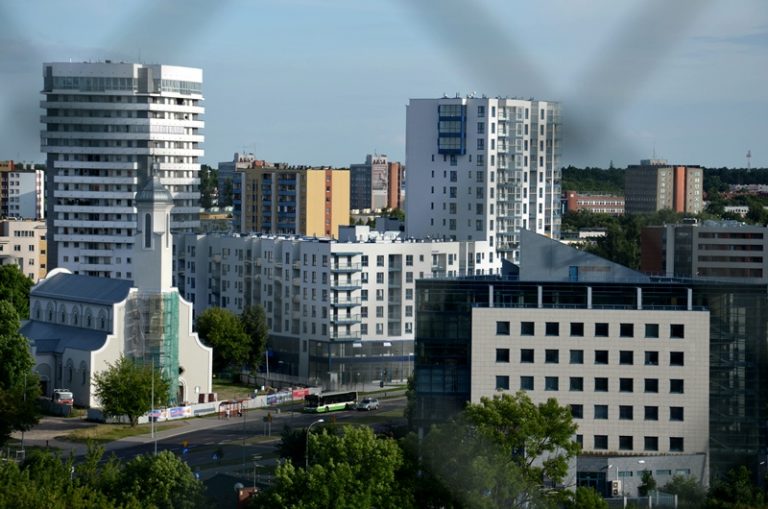 Osiedle bloków mieszkaniowych