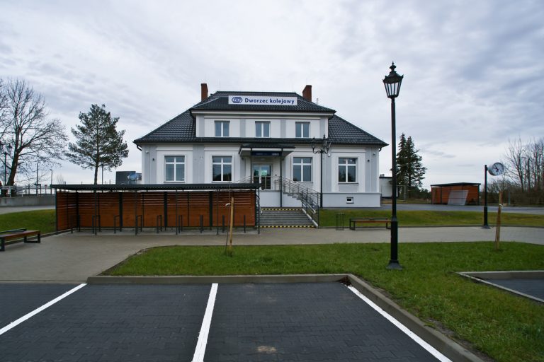 Nowy budynek dworca PKP w Siemiatyczach