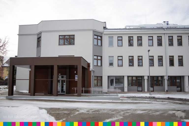Budynek nowej siedziby Wojewódzkiego Ośrodka Profilaktyki i Terapii Uzależnień w Łomży