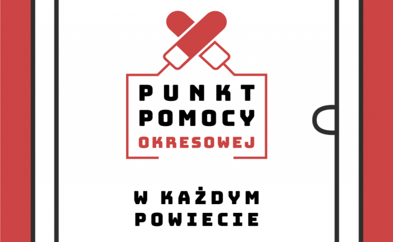 Logo akcji dotyczącej utworzenia punktów pomocy okresowej