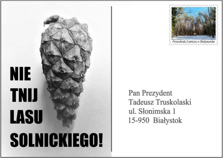 Wirtualna pocztówka do prezydenta Białegostoku