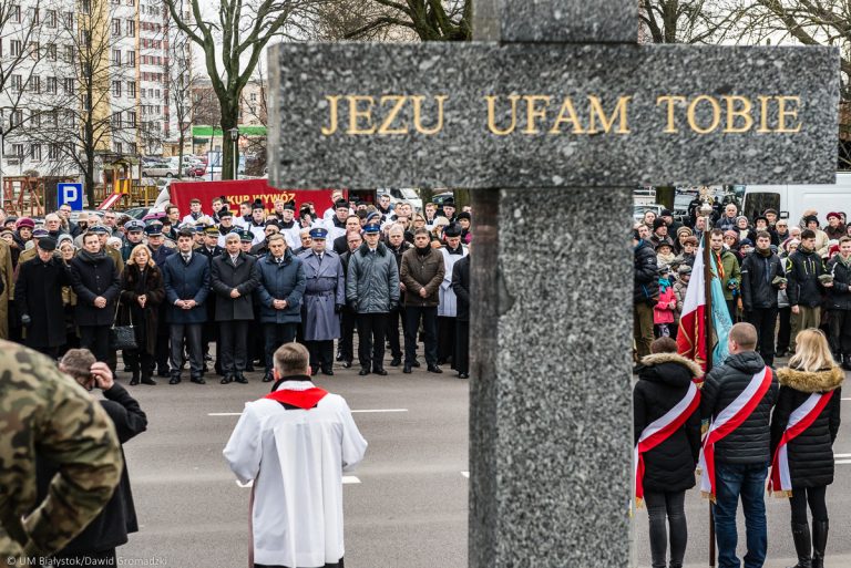Uroczystości miejskie na ulicy poleskiej