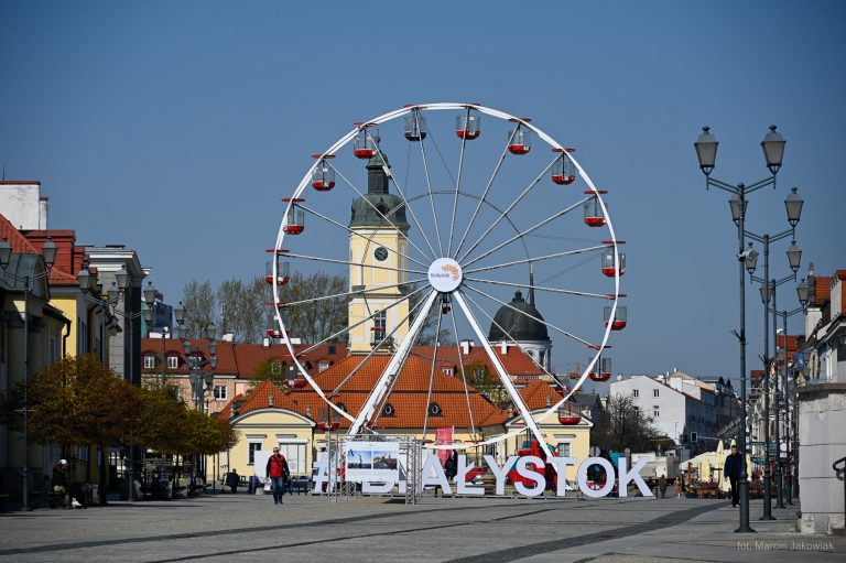 Biabelski młyn w centrum miasta