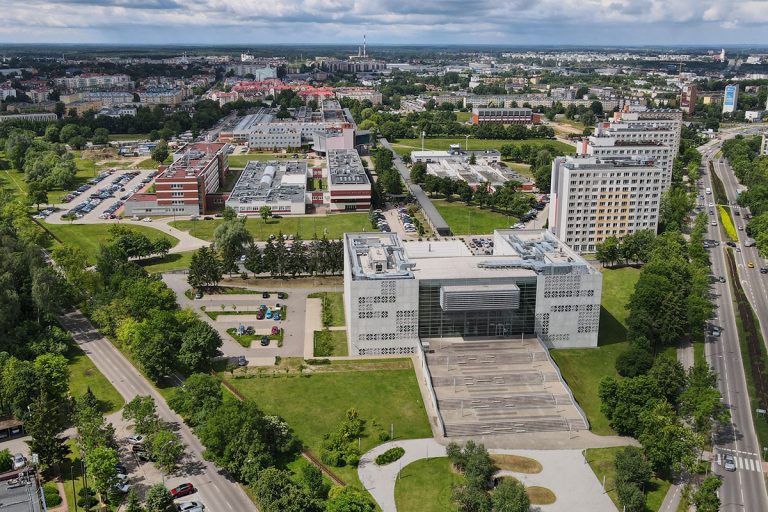 Kampus Politechnika Białostocka z drona