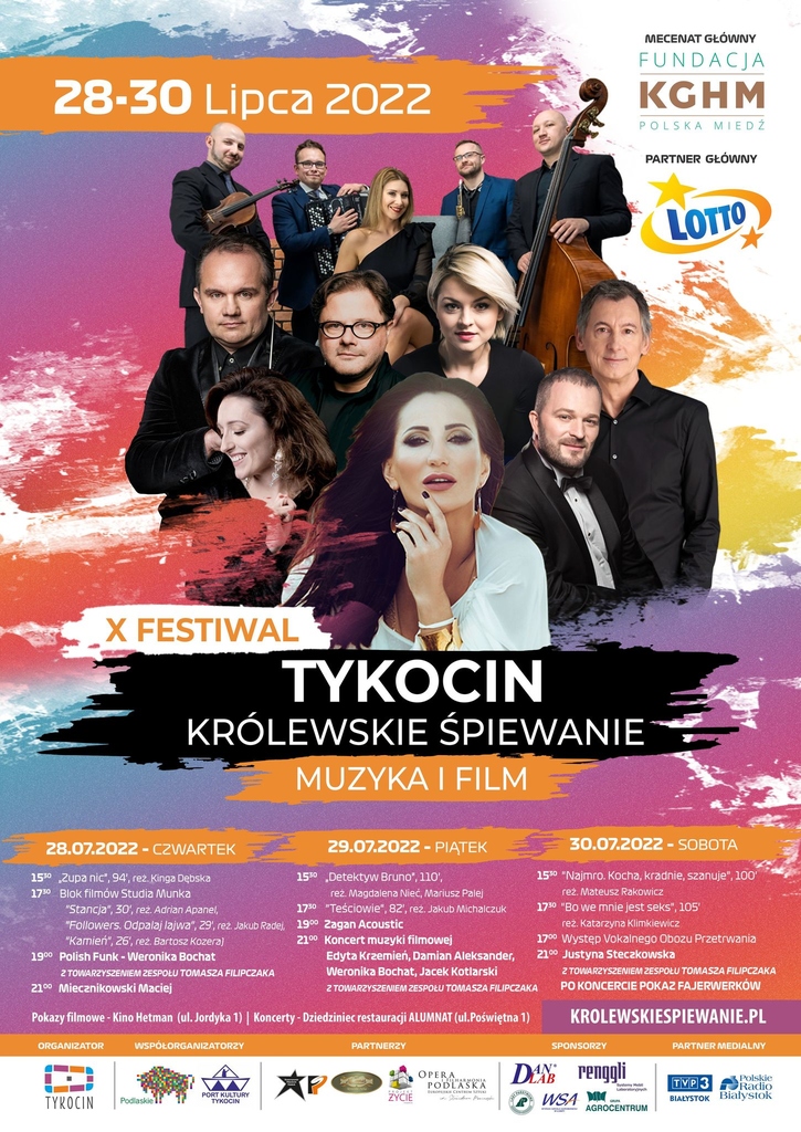 plakat festiwalu w Tykocinie