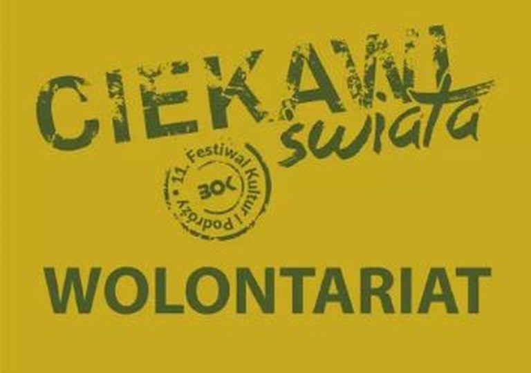 plakat promujący nabór wolontariuszy