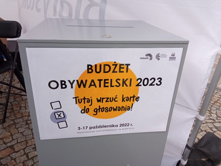 Skrzynka do głosowania na Budżet Obywatelski