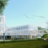Wizualizacja nowego budynku szpitala dziecięcego