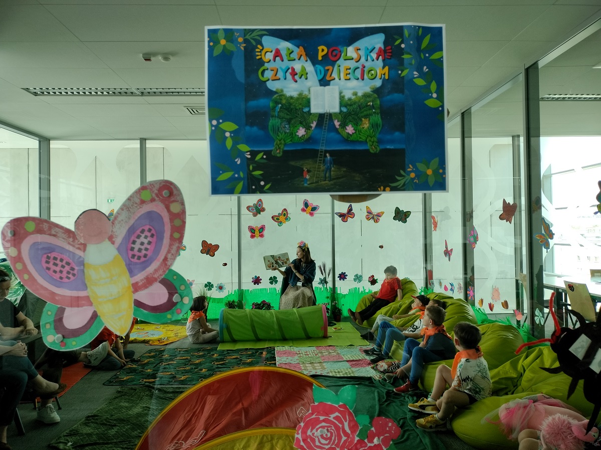 Akcja "Cała Polska czyta dzieciom" w Bibliotece Politechniki Białostockiej