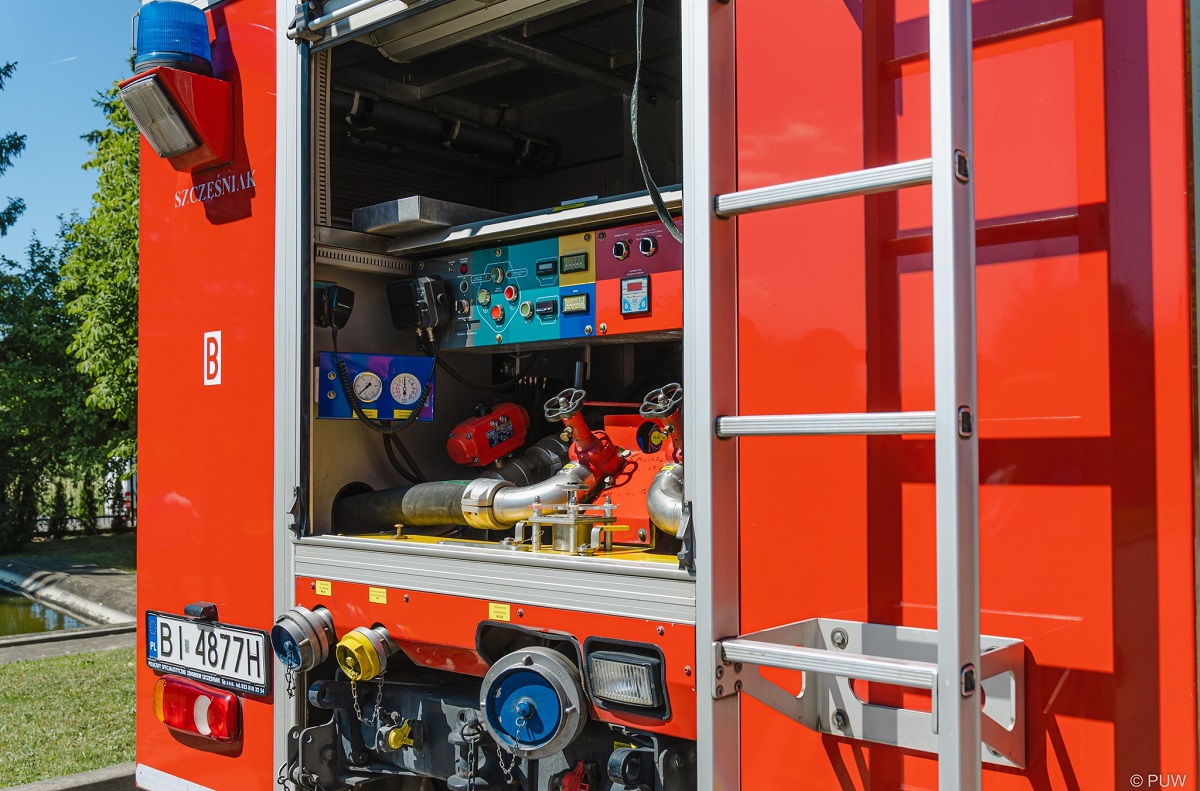 Nowy samochód ratowniczo-gaśniczy białostockich strażaków