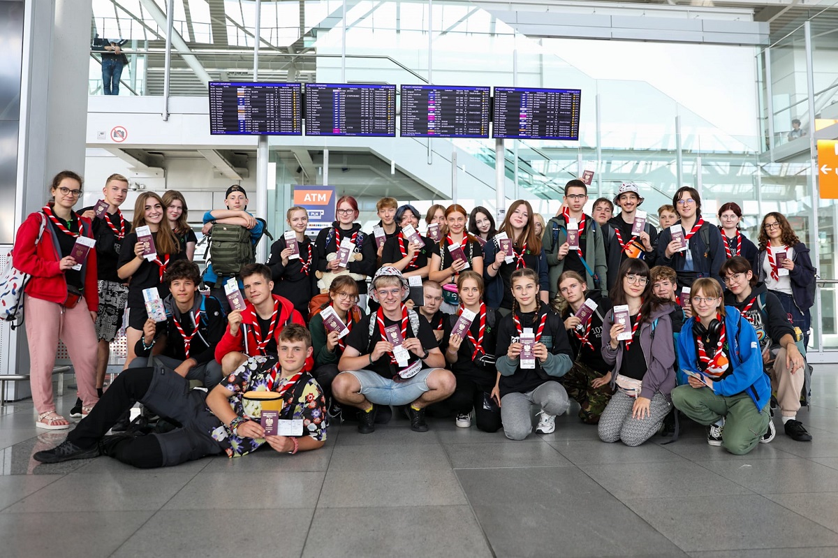 Polscy harcerze wyruszyło do Korei Południowej na Jamboree