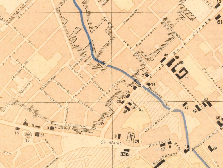 archiwalna mapa białegostoku