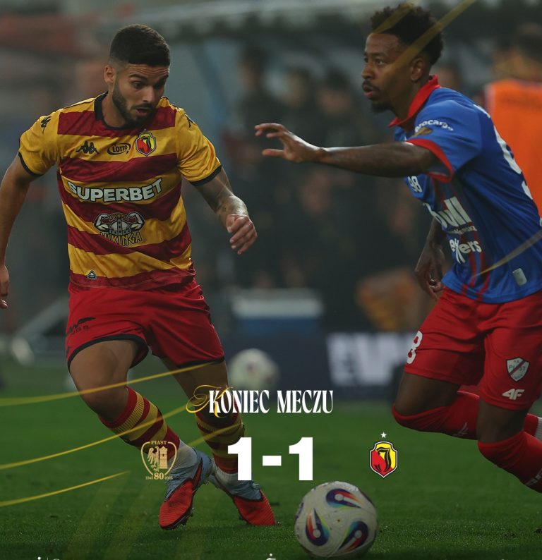 Jagiellonia - Piast Gliwice 1:1