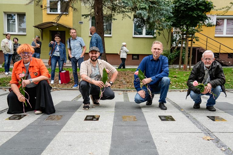 Joanna Knitter, Tomasz Kruk, Piotr Romaniuk, Zdzisław Pająk i ich tabliczki w aleji bluesa