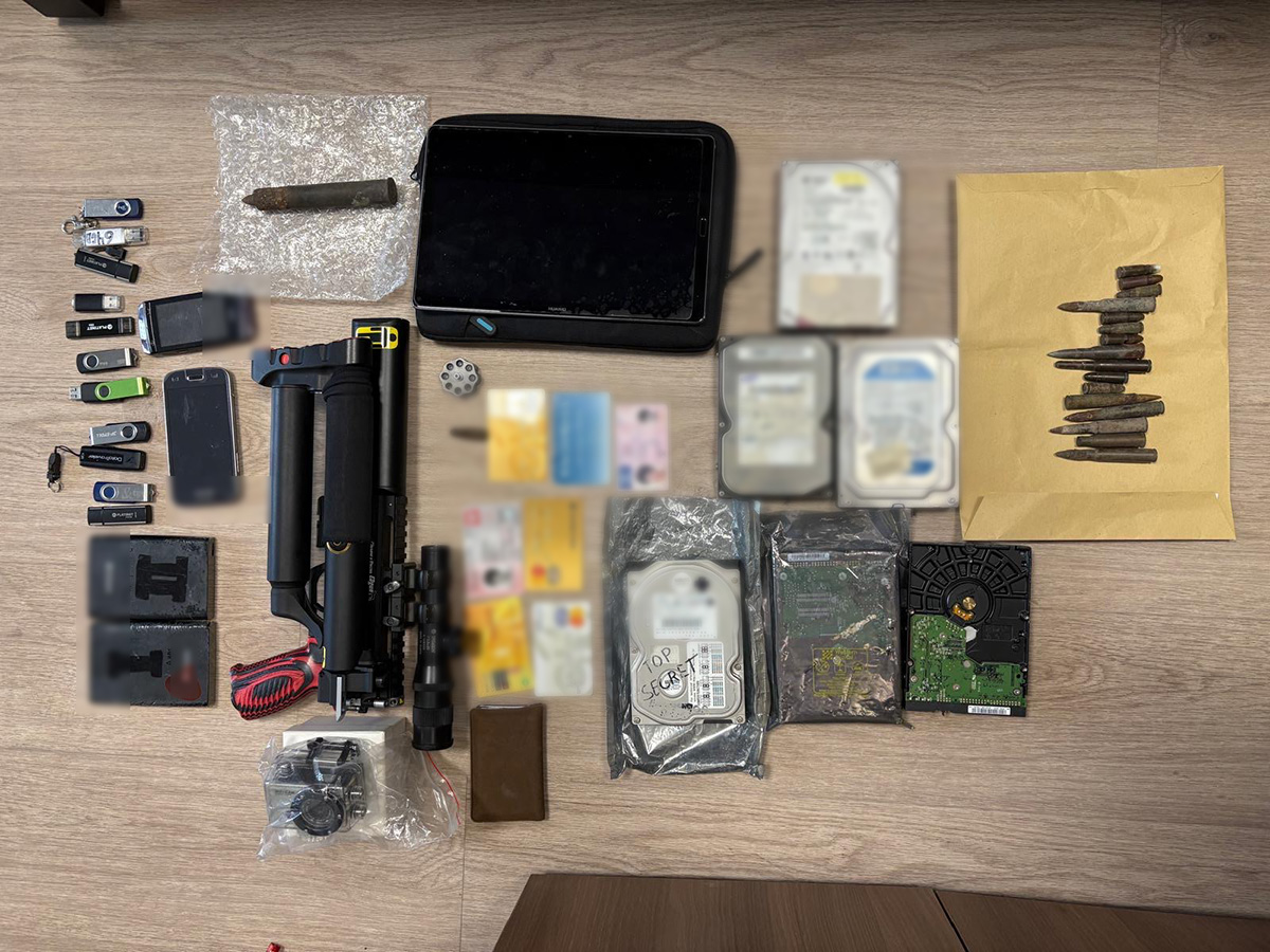 Przedmioty zabezpieczone w trakcie czynności