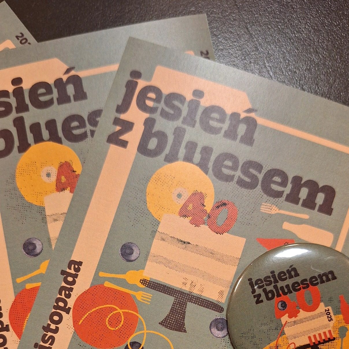 ulotki promujące jesień z bluesem 2025