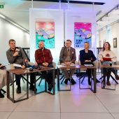 konferencja zapowiadająca festiwal żubroofka