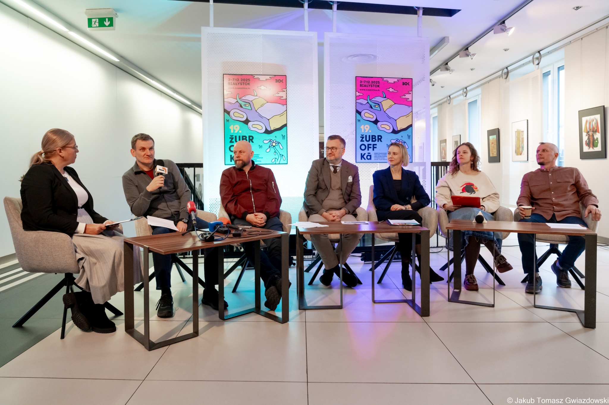 konferencja zapowiadająca festiwal żubroofka