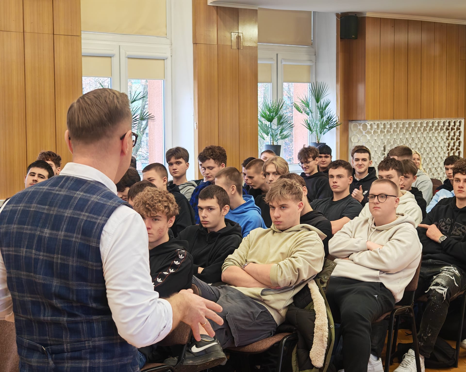 Wykład podczas tygodnia przedsiębiorczości w Mechaniaku