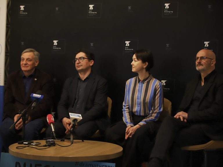 konferencja zapowiadająca tydzień teatru