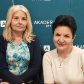 Ewa Moroz-Ustymowicz, Konsul Honorowa Rumunii w Białymstoku oraz Dorota Anna Krawczyk, Prorektor ds. Współpracy Międzynarodowej PB