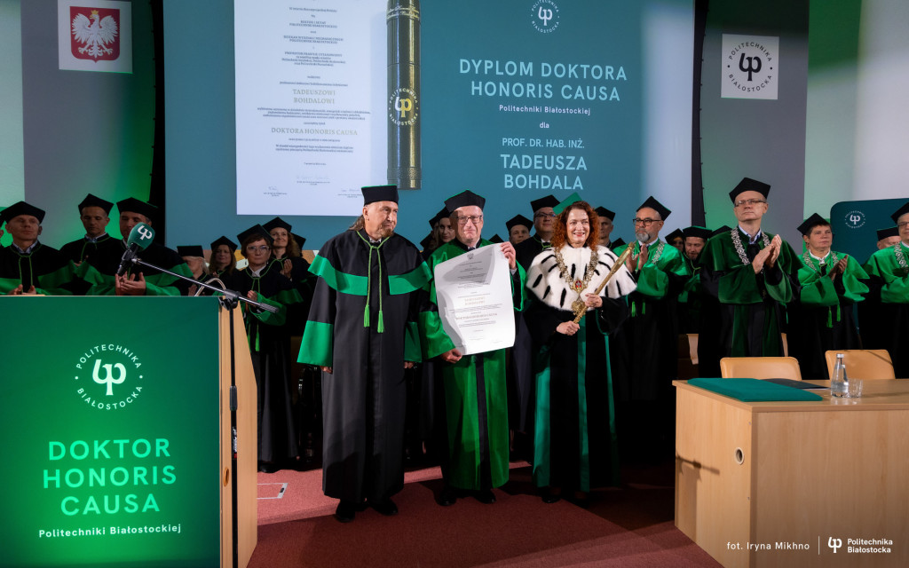 uroczystość nadania tytułu Doktora Honoris Causa prof. Bohdalowi
