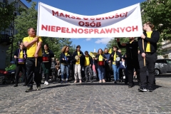 XXIII Marsz osób niepełnosprawnych przeszedł ulicami Białegostoku,  fot. Adam Ludwiczak.