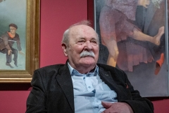 Stefan Rybi w Muzeum Podlaskim, fot. Jerzy Doroszkiewicz