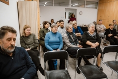 Spotkanie autorskie poświęconego premierze książki „Włodzimierz Naumiuk. Zanim przemówią rzeźby” w Miejskim Ośrodku Animacji Kultury w Zabłudowie. Fot. Marcin Ciuchniecki