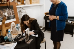 Spotkanie autorskie poświęconego premierze książki „Włodzimierz Naumiuk. Zanim przemówią rzeźby” w Miejskim Ośrodku Animacji Kultury w Zabłudowie. Fot. Marcin Ciuchniecki