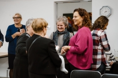 Spotkanie autorskie poświęconego premierze książki „Włodzimierz Naumiuk. Zanim przemówią rzeźby” w Miejskim Ośrodku Animacji Kultury w Zabłudowie. Fot. Marcin Ciuchniecki